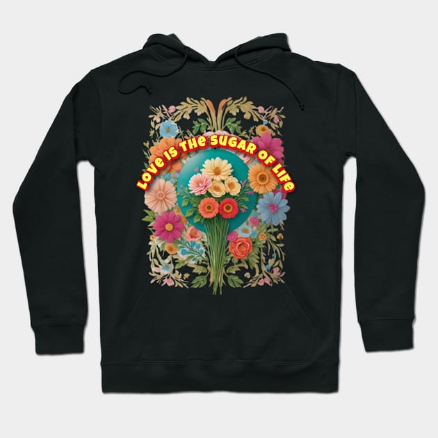 Sugar of life Hoodie by Avocado design for print on demand